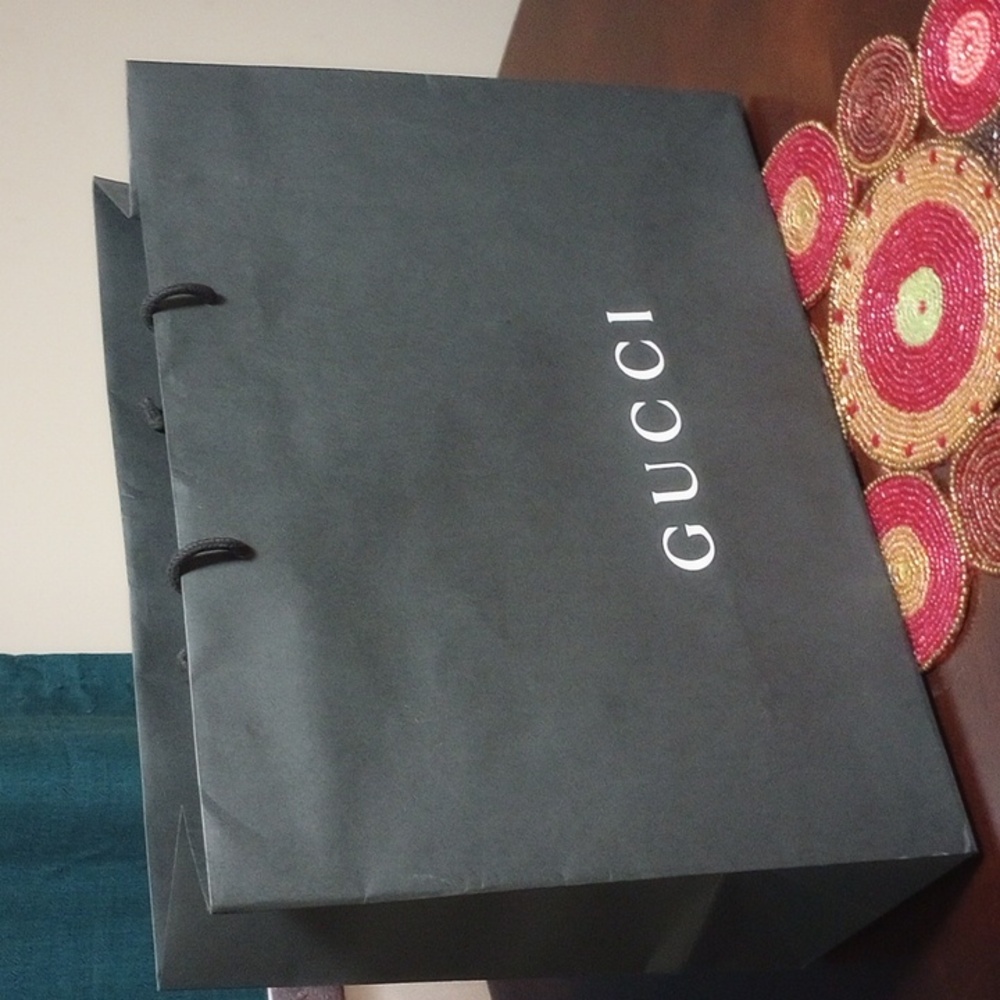 Gucci Shopping/Gift Bag Black